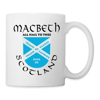 Scotland Macbeth - Tasse - Weiß - Rechts
