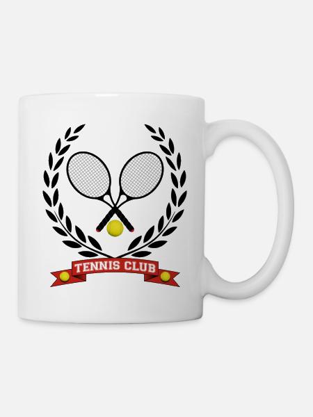 tennis - Tasse - Weiß