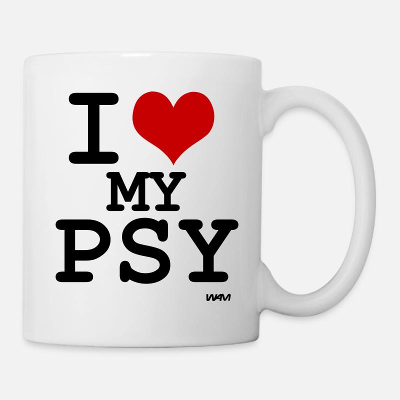 i love my psy by wam - Mug blanc - blanc