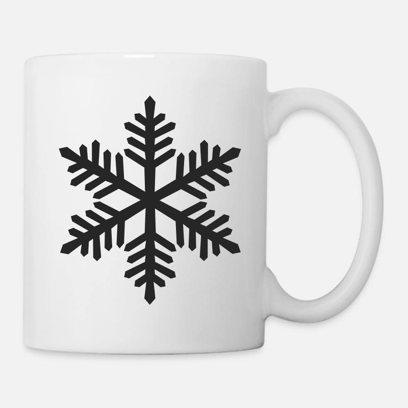 Snowflake - Christmas - Mug - white