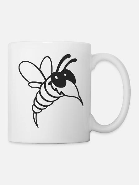 Muecke - Tasse - Weiß