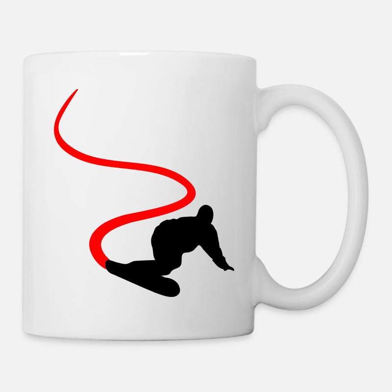 Snowboarder - Snowboard - Tasse - Weiß