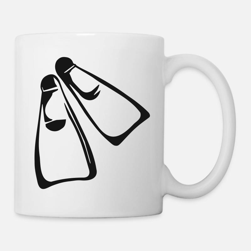 Tauchen - Tasse - Weiß
