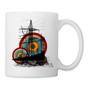 electric - Tasse - Weiß - Rechts