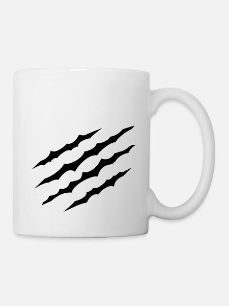 Kratzer - Tasse - Weiß