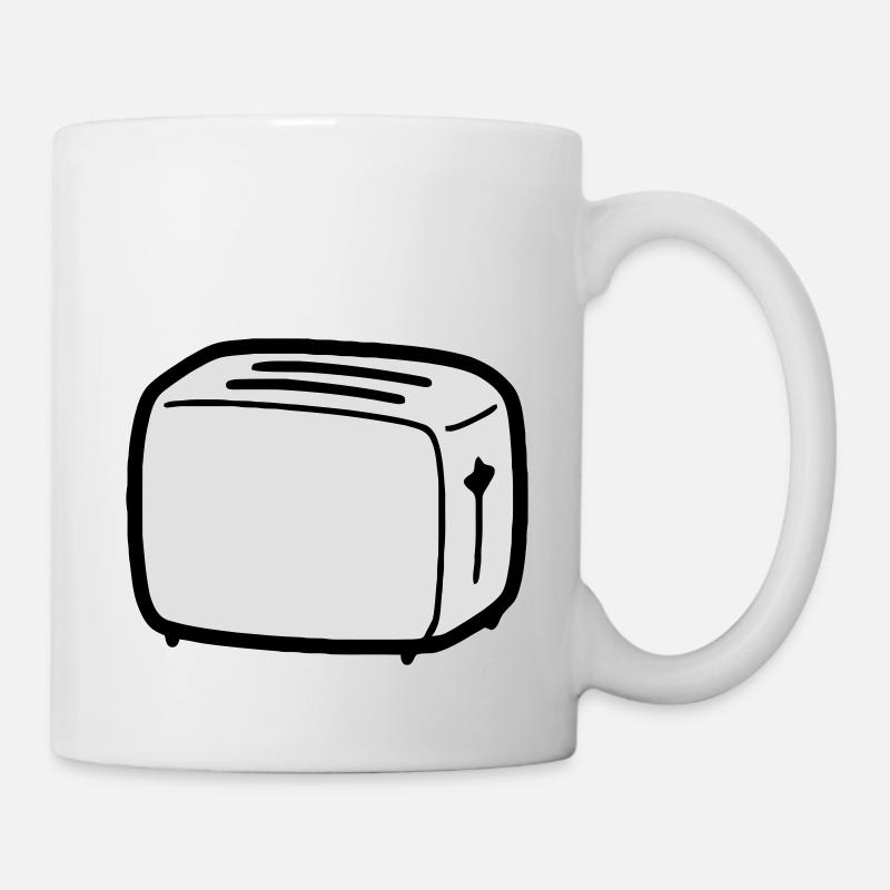toaster - Mug blanc - blanc