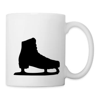 schlittschuh - Tasse - Weiß - Rechts