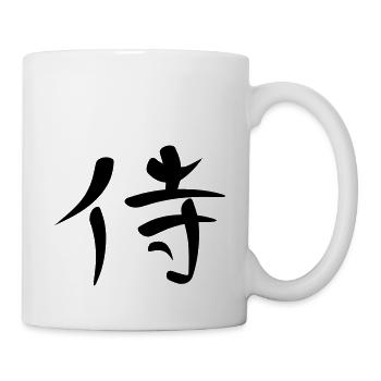 Kanji - Samurai - Mug - white - Right