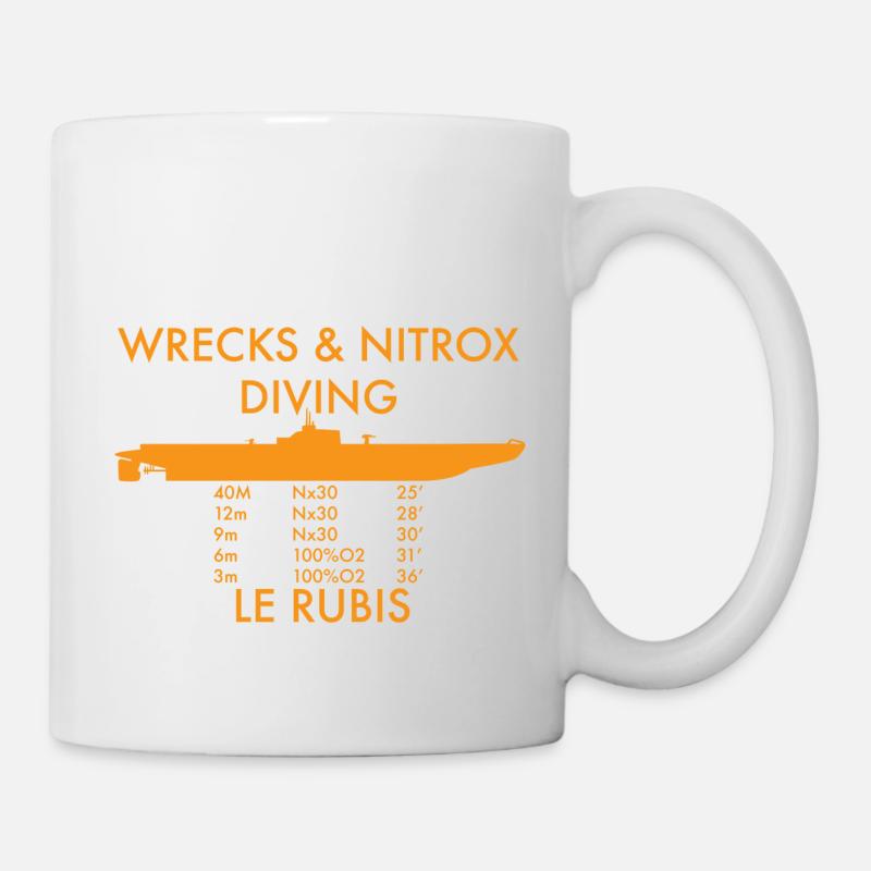 rubis_nx_orange - Tasse - Weiß