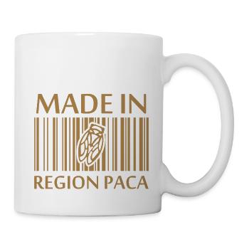 Provence Alpes Côte d'Azur Made in PACA - Mug blanc - blanc - Droite