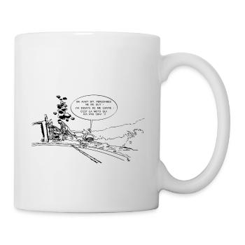 yann bar team by DK - Mug blanc - blanc - Droite