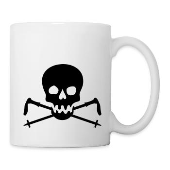 Nordic Walking - Tasse - Weiß - Rechts