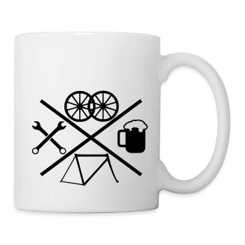 Cross Bike - Tasse - Weiß - Rechts
