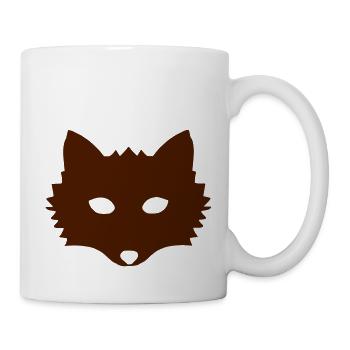Fuchs einfarbig - Tasse - Weiß - Rechts