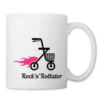 Rock 'n' Rollator - Tasse - Weiß - Rechts