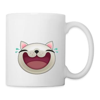 CHAT HEUREUX - Mug blanc - blanc - Droite