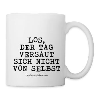 versaut - Tasse - Weiß - Rechts