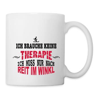 THERAPIE Reit im Winkl - Tasse - Weiß - Rechts