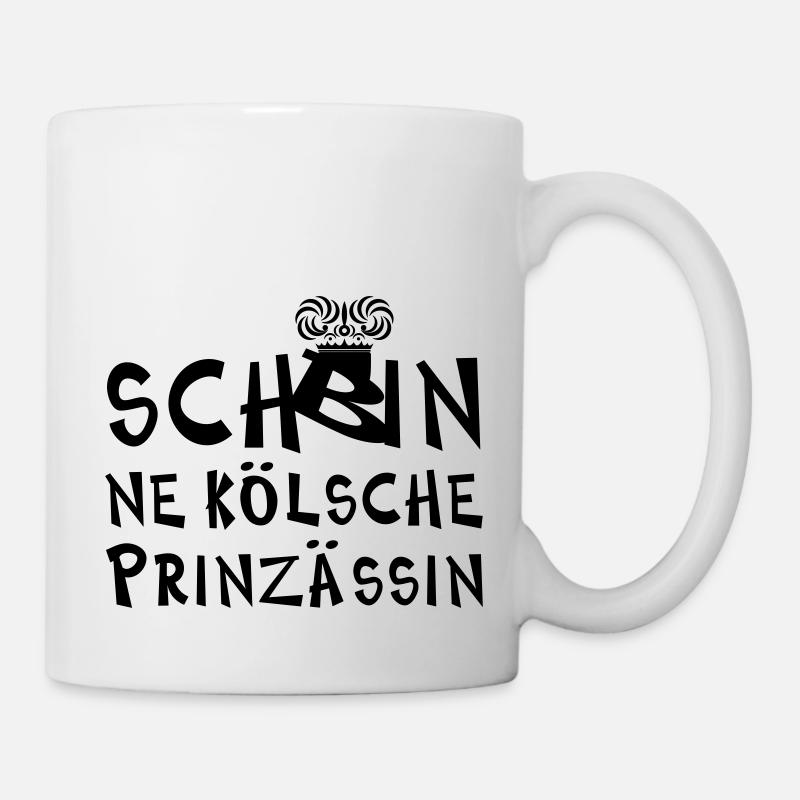 kölsche Prinzessin - Tasse - Weiß