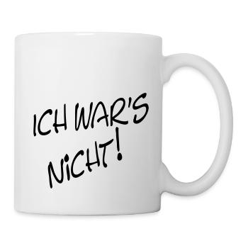 I WAS'S NOT! - Mug - white - Right
