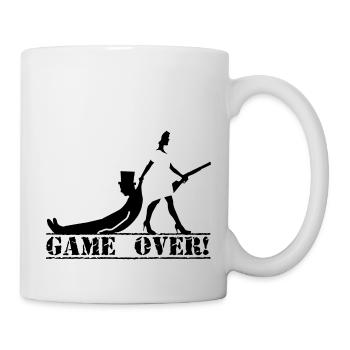 enterrement de vie de garçon et de jeune fille - Mug blanc - blanc - Droite