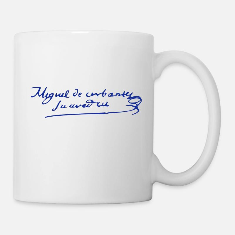 Miguel de Cervantes - Tasse - Weiß