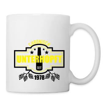 Unterhopft 1978 - Tasse - Weiß - Rechts