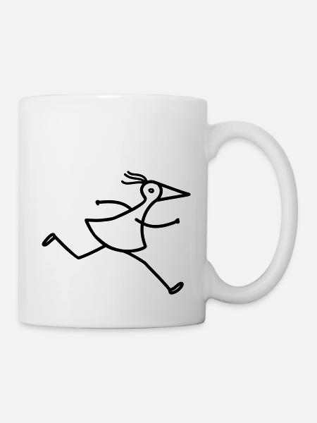 Marathon-RUNNY - Tasse - Weiß