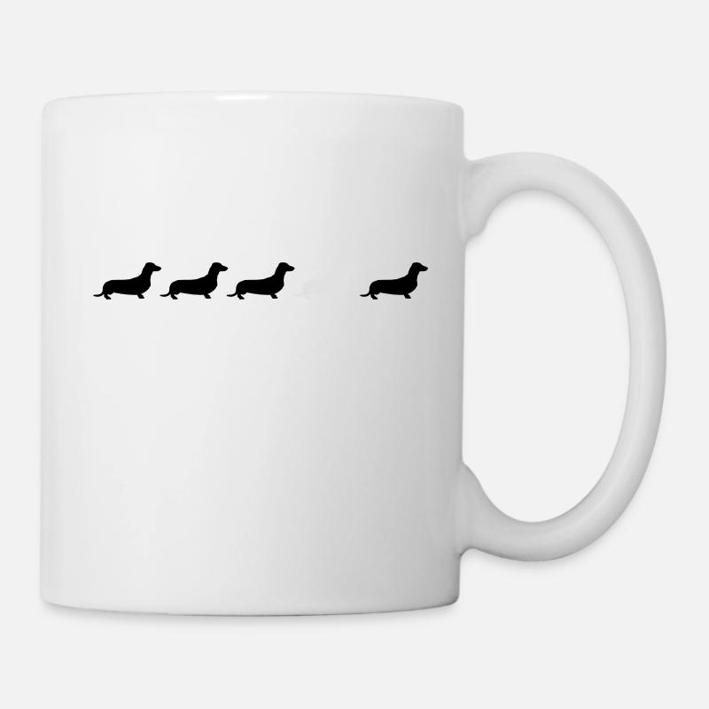 dachshund - Mug - white