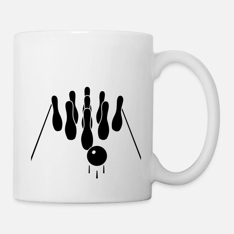 Kegeln - Tasse - Weiß