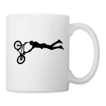 bmx - Tasse - Weiß - Rechts