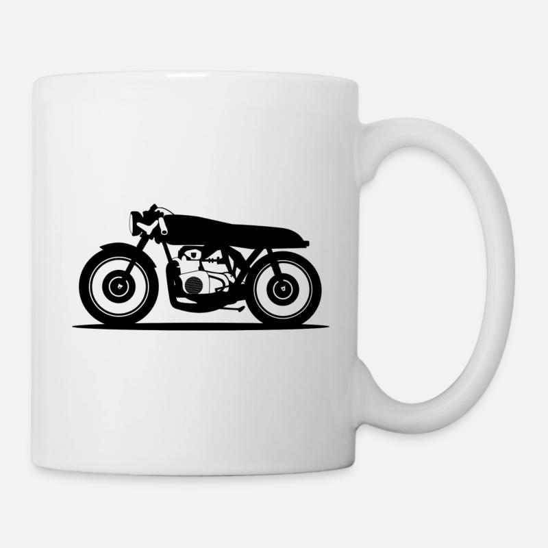 moto - Mug blanc - blanc