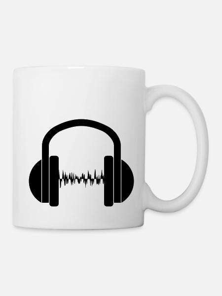 Soundwave - Tasse - Weiß