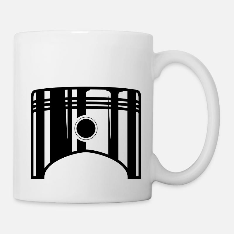 Kolben alleine 1 - Tasse - Weiß