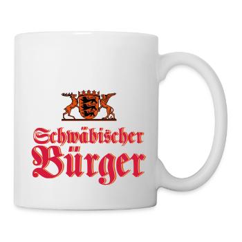 Schwäbischer Bürger - Tasse - Weiß - Rechts