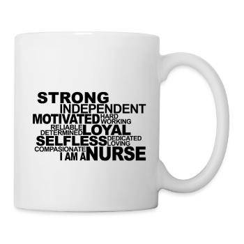 Beste Krankenschwester! - Tasse - Weiß - Rechts