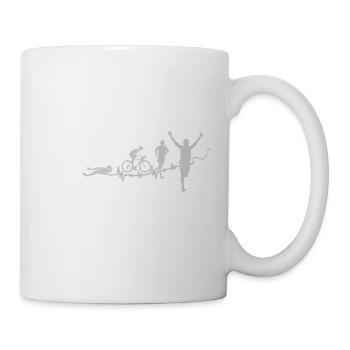 Triathlon - Triathlet eine Sportart - T-Shirt - Tasse - Weiß - Rechts