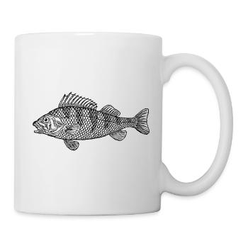 fish388 - Mug blanc - blanc - Droite