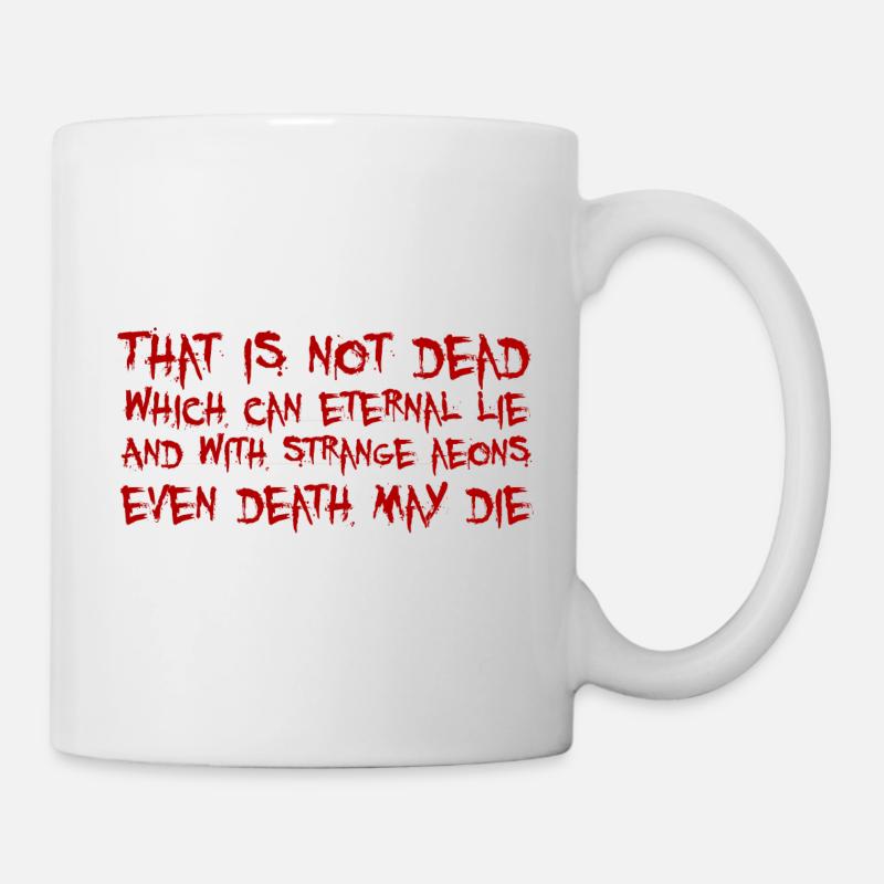That is not dead which can eternal lie (Cthulhu) - Mug - white