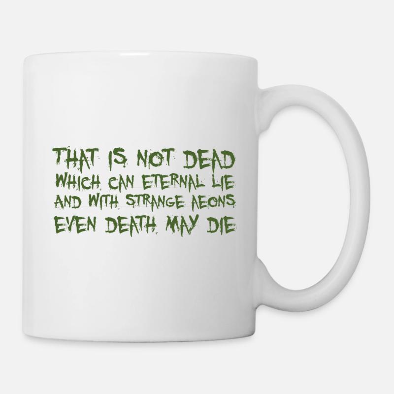 That is not dead which can eternal lie (Cthulhu) - Mug blanc - blanc