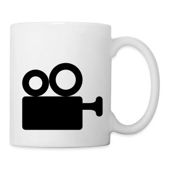 Kamera Kino - Tasse - Weiß - Rechts