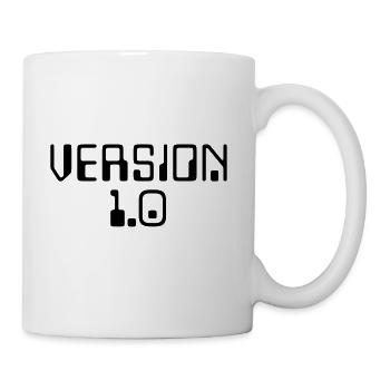 Version 1.0 - Tasse - Weiß - Rechts