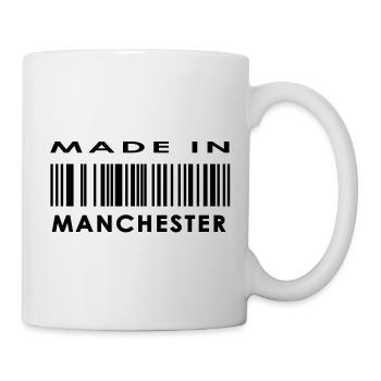 Fait à Manchester - Mug blanc - blanc - Droite
