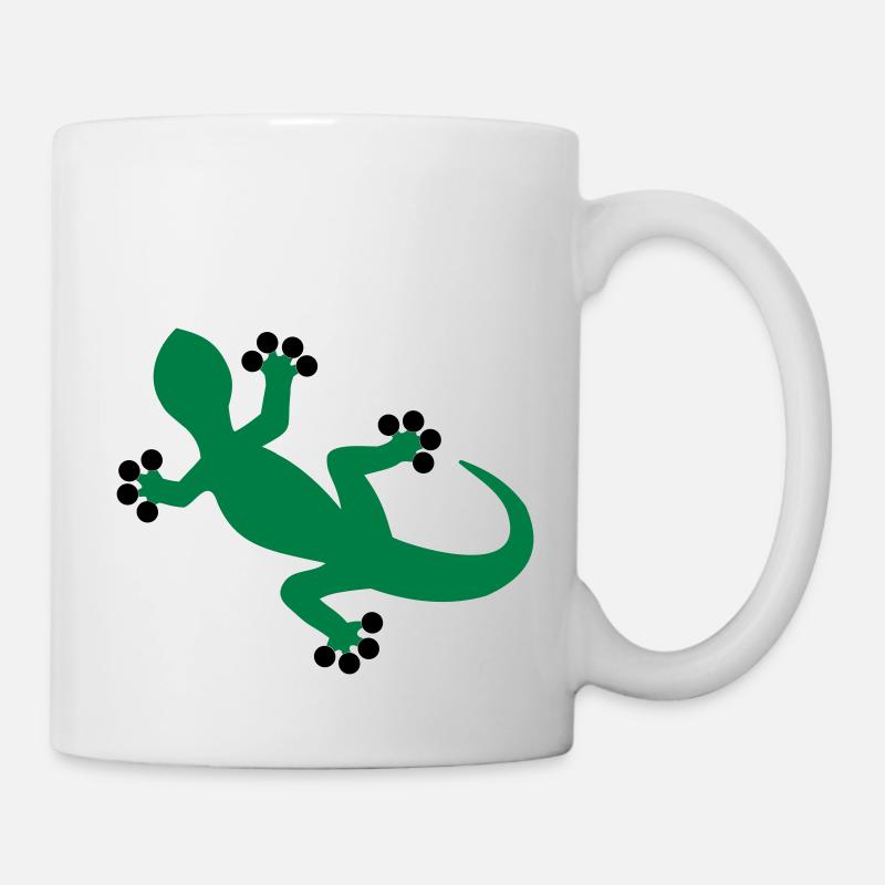 Gecko / Lézard - Mug blanc - blanc
