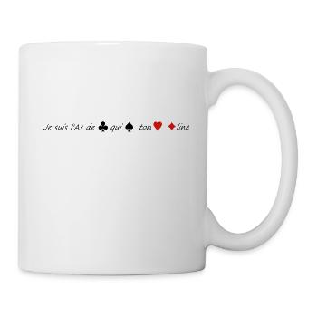 L'as de trèfle... - Mug blanc - blanc - Droite
