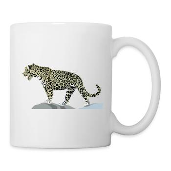 Der Jaguar Charko - Tasse - Weiß - Rechts