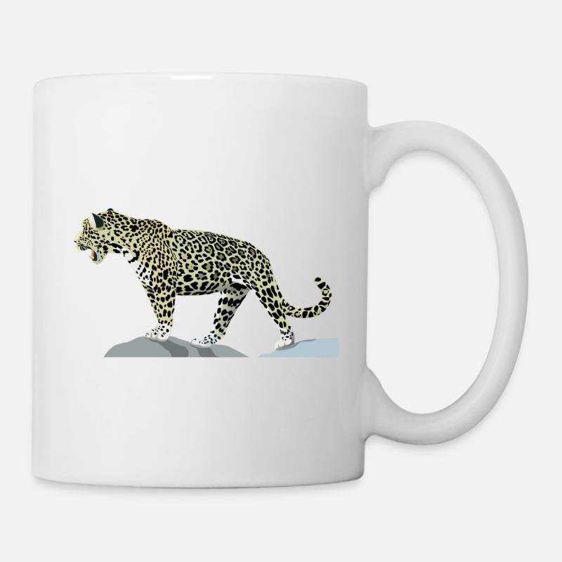 Der Jaguar Charko - Tasse - Weiß