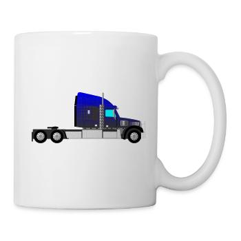 Lkw-Lkw - Tasse - Weiß - Rechts