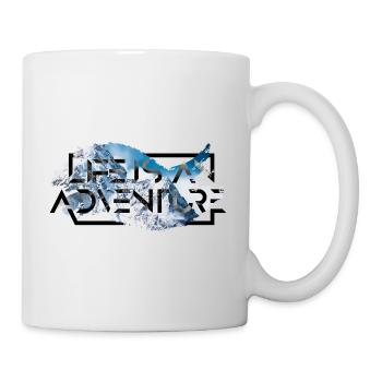 Life is an adventure! - Mug - white - Right