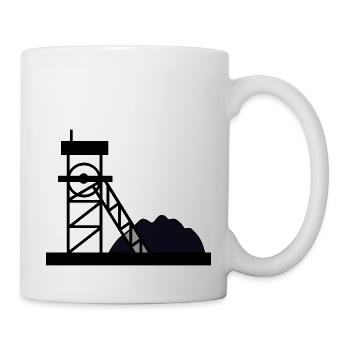 bergarbeiter miner bergwerk mine coal kohle5 - Tasse - Weiß - Rechts